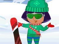 Dora ski winter dressup